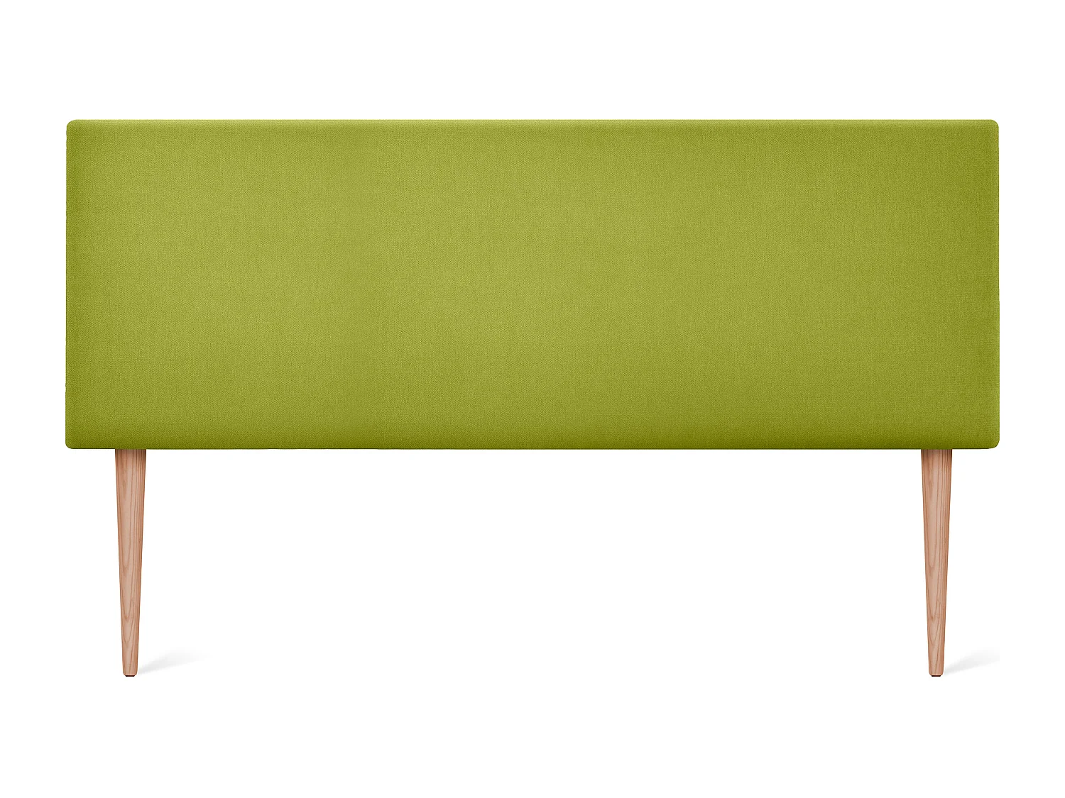 DHOME Cabecero de Tela Aqualine Liso 150x105cm con Patas Camas 150 - Pistacho