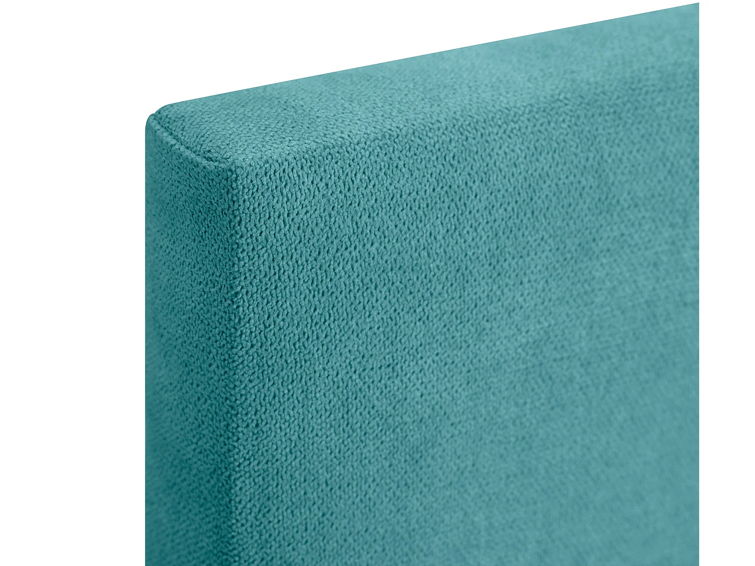 DHOME Tête de lit en tissu Aqualine lisse 160x105cm avec pieds Lits 150/160 - Turquoise