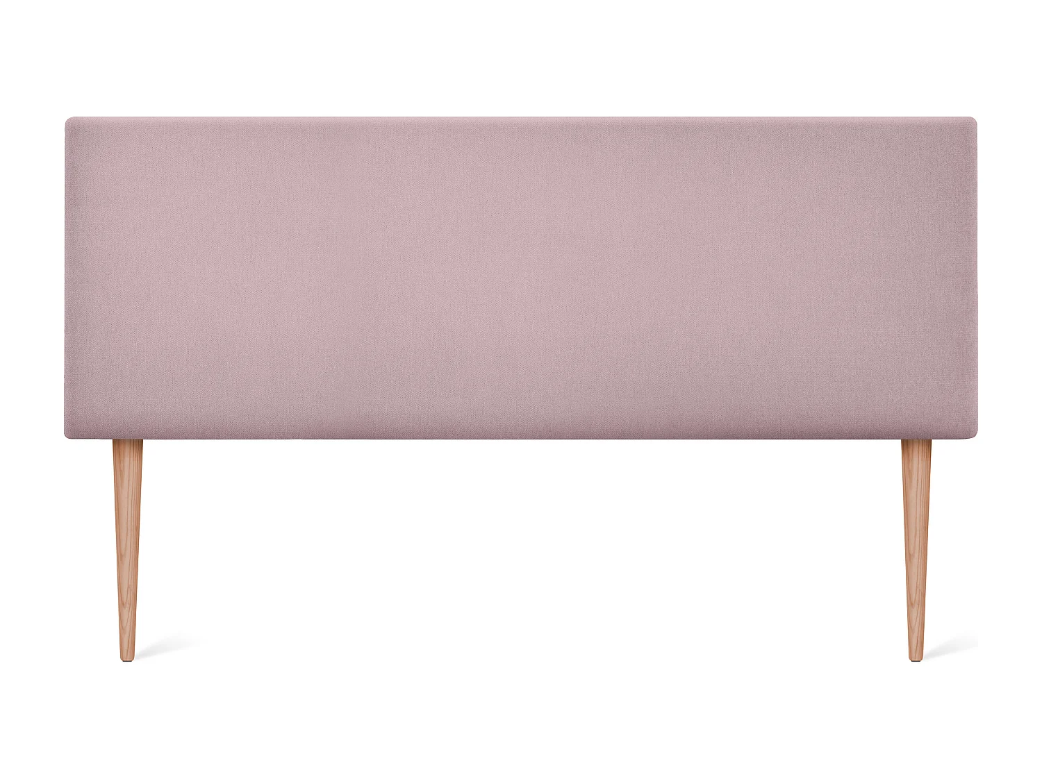 DHOME Tête de lit en tissu Aqualine lisse 150x105cm avec pieds Lits 150 - Saumon