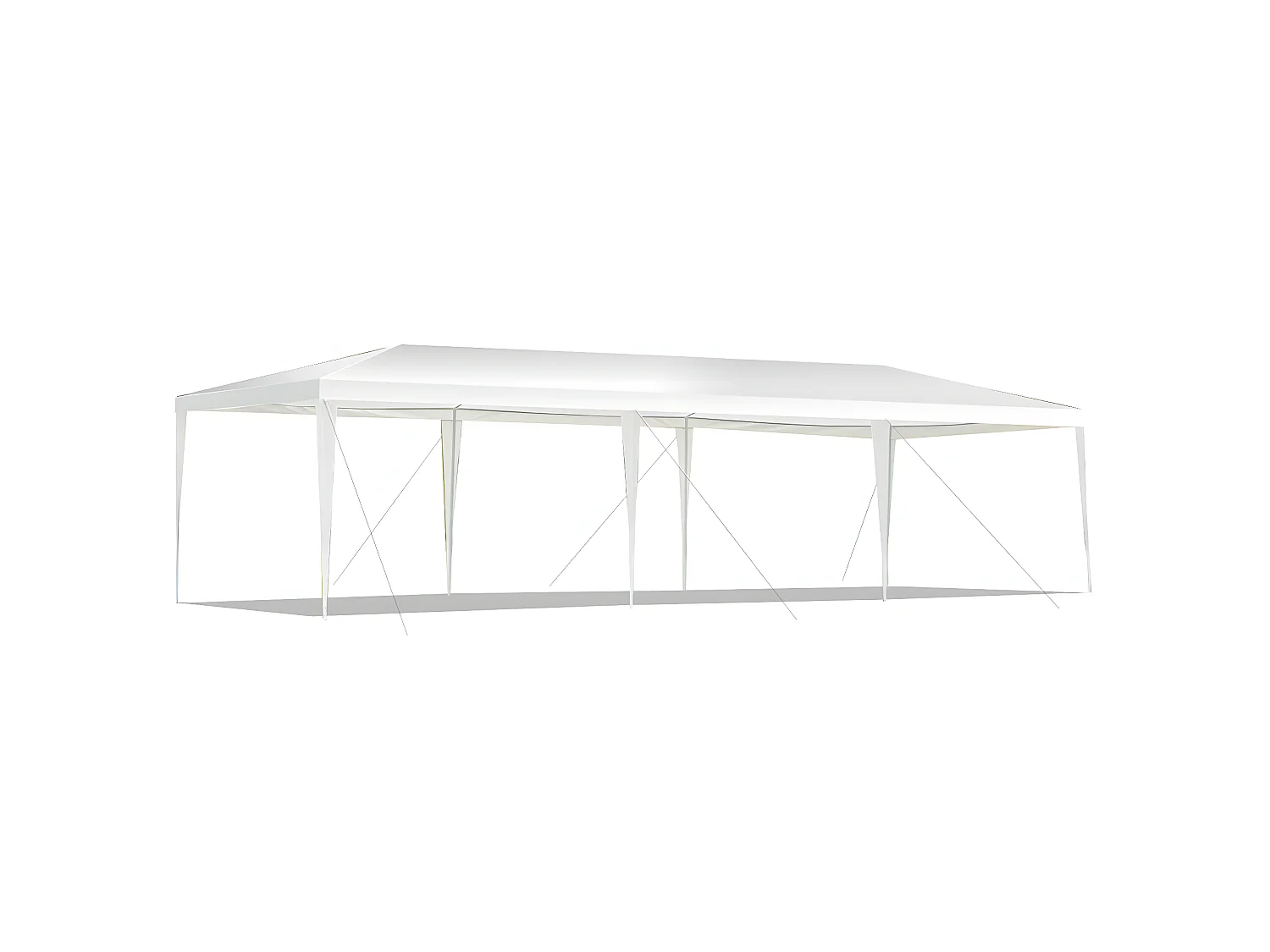 Gazebo per feste ed eventi 3x9 m