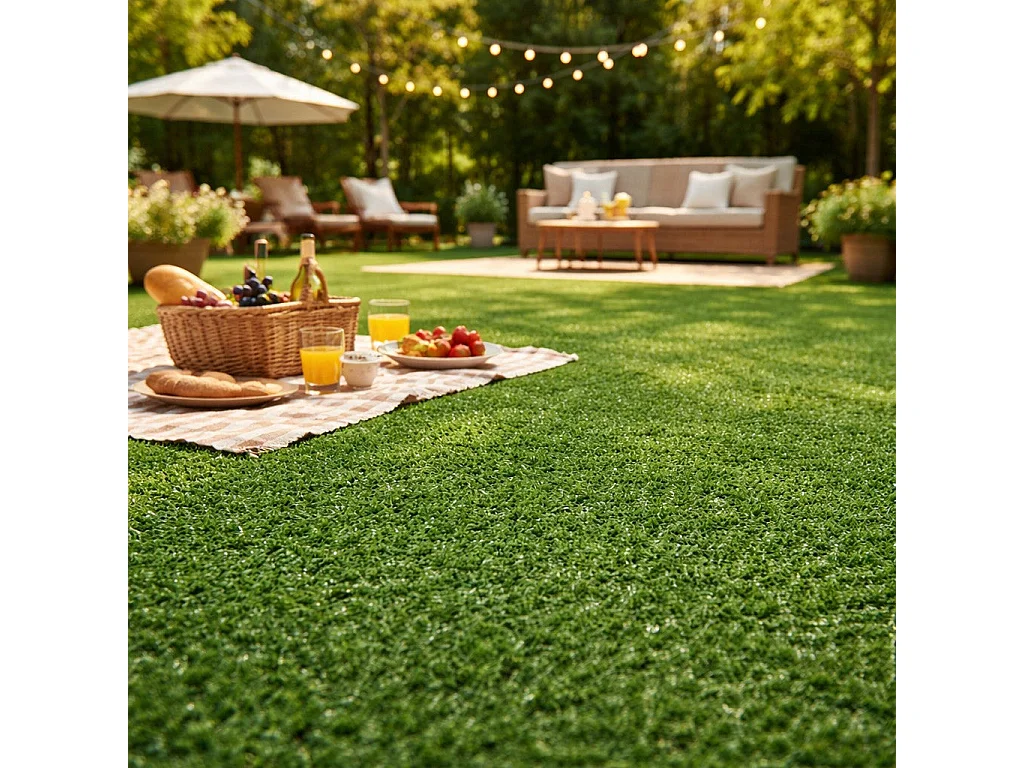 Tapis de gazon artificiel en gazon synthétique 7 MM 2X5 MT 48690