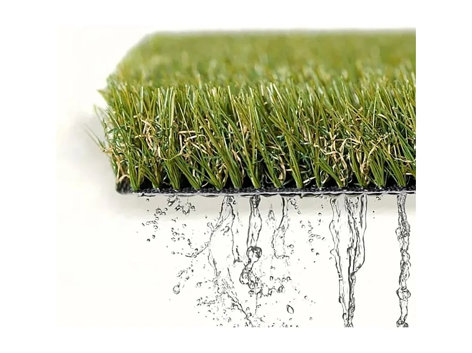 Tapete de grama falsa artificial para gramado sintético 40 MM 2X10 MT 48714