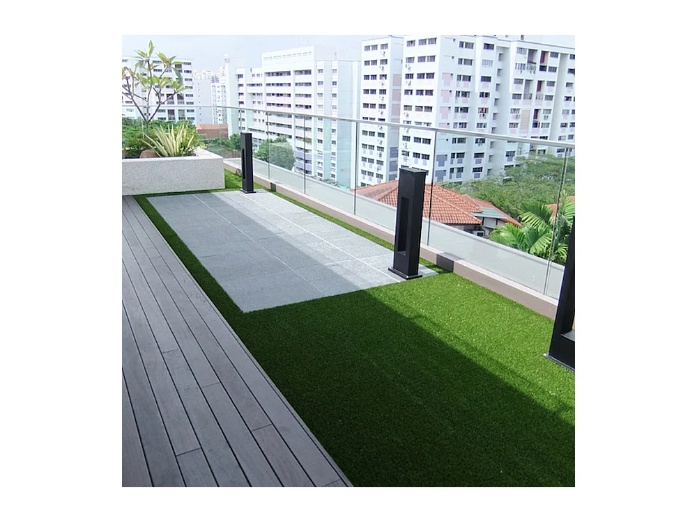 Tapis de gazon artificiel en gazon synthétique, 7 MM, 2x25 MT, 48692