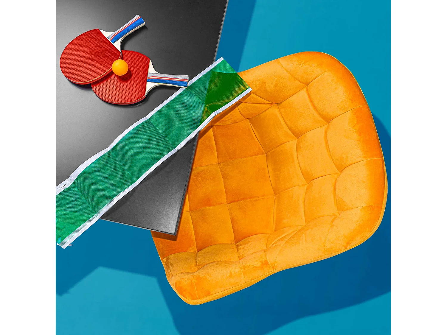 Ripiano per tavolo da pranzo 220x100x5cm, nero