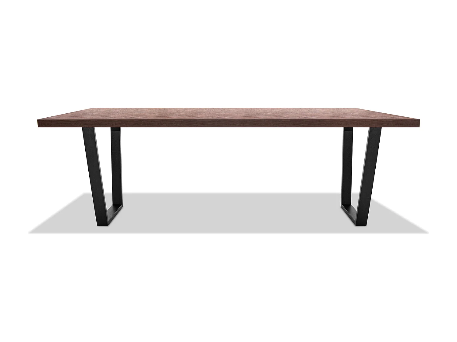 Ripiano per tavolo da pranzo 220x100x5cm, Teak