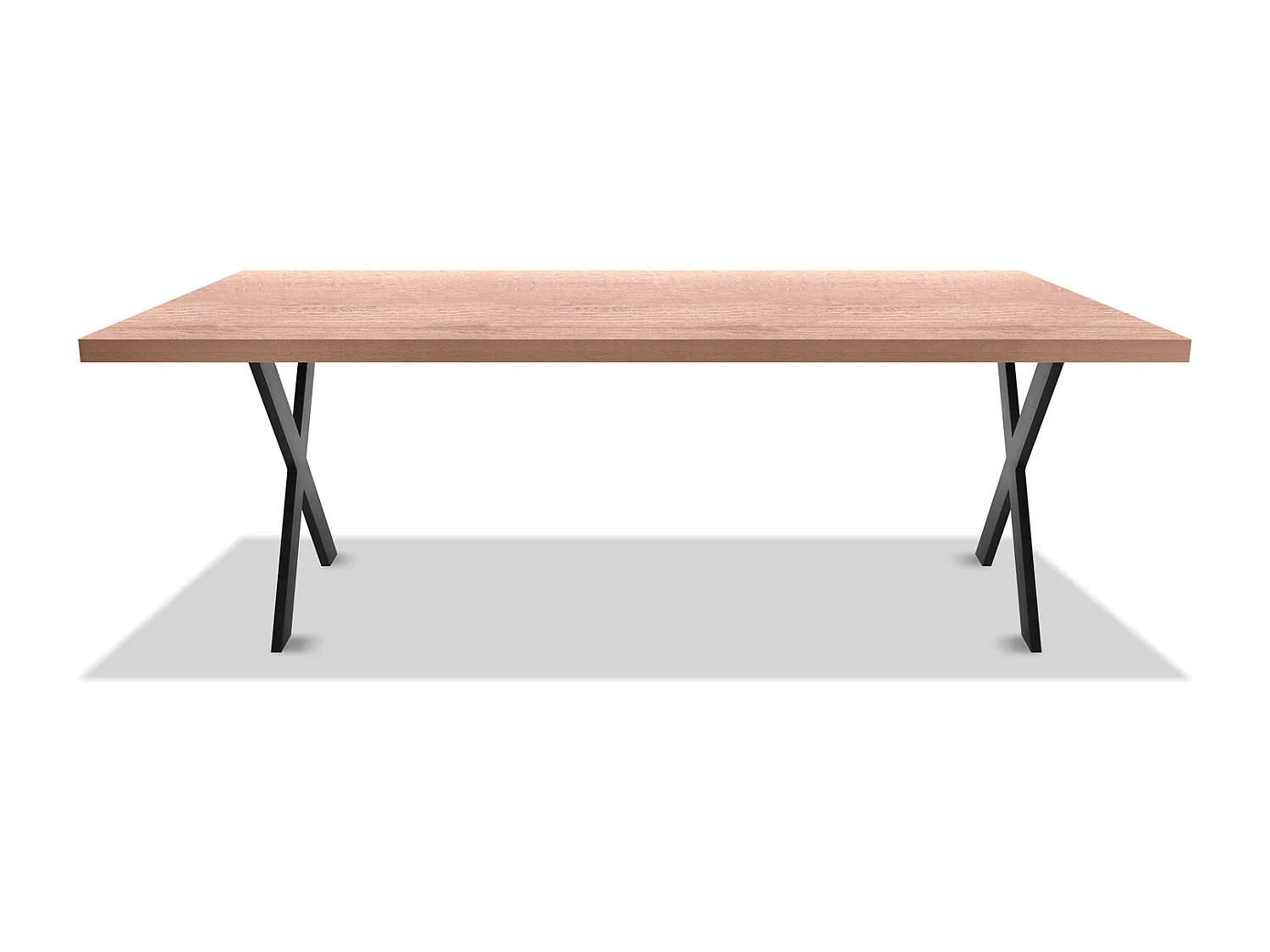 Ripiano per tavolo da pranzo 160x90x5cm, Natural Oak