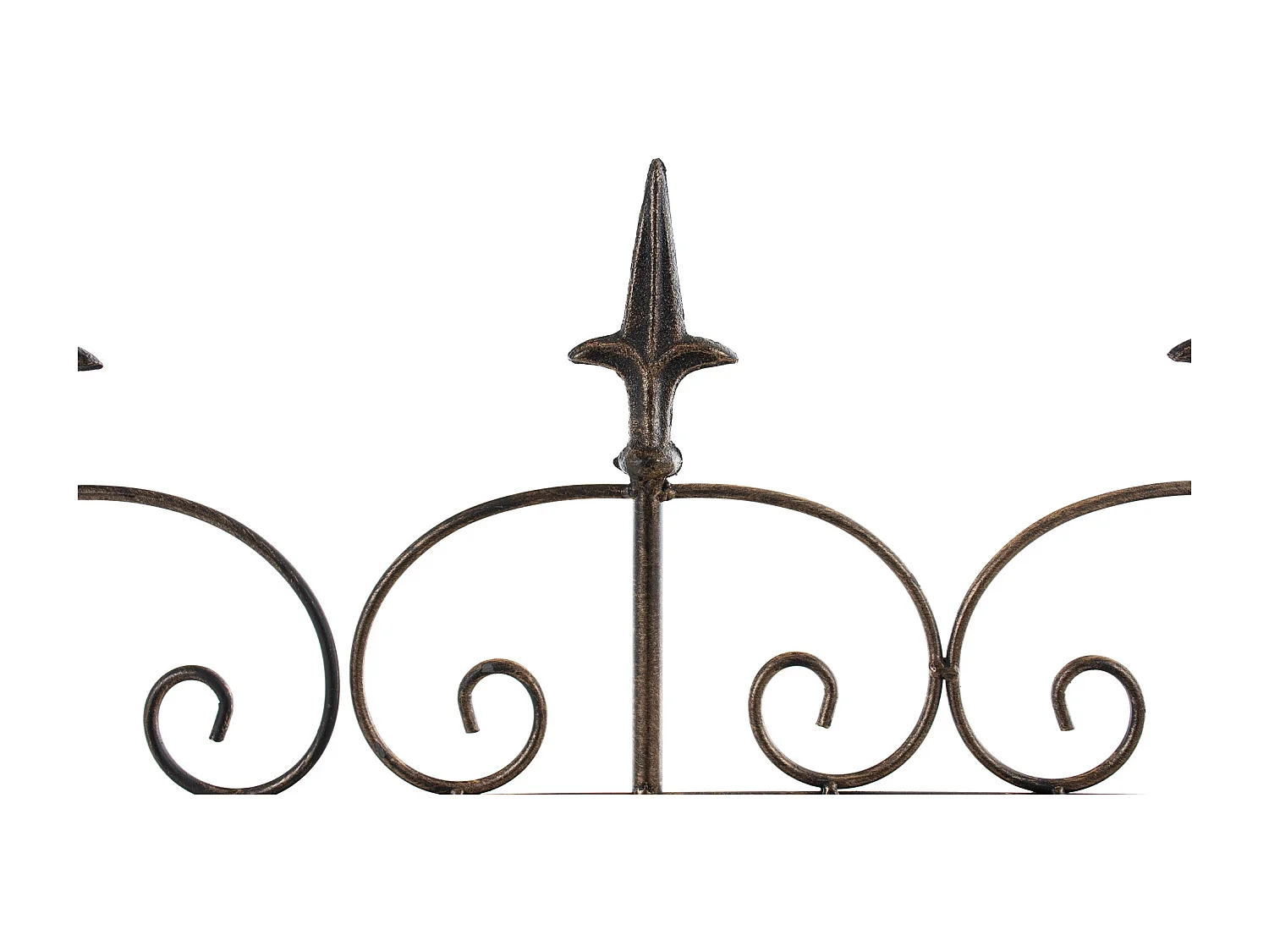 Clôture de jardin - Métal - Bronze - Mangold