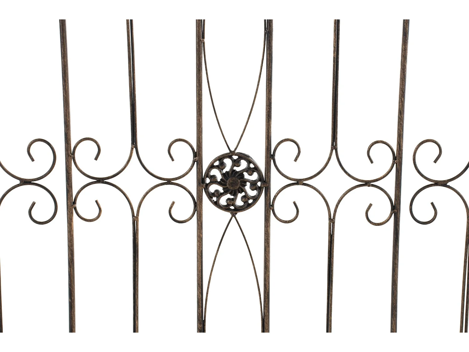 Clôture de jardin - Métal - Bronze - Mangold