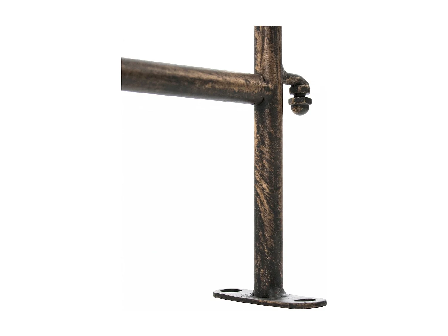 Gartenzaun - Metall - bronze - Mangold