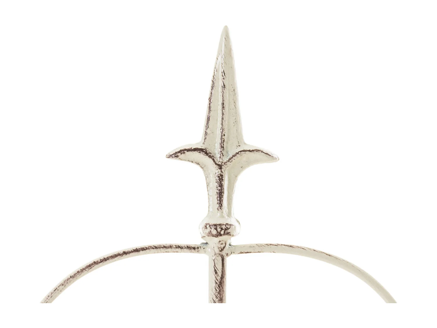 Lot de 4  Clôture de jardin - Métal & Antique clair - Crème antique - Mangold