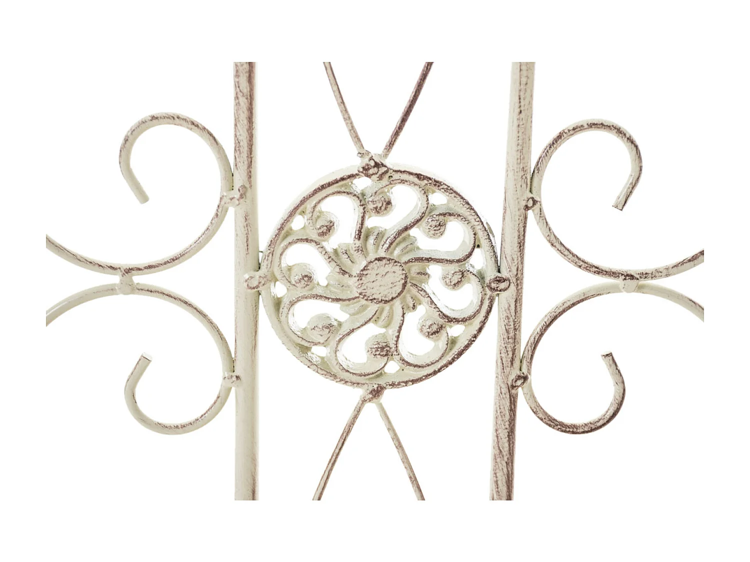 Lot de 4  Clôture de jardin - Métal & Antique clair - Crème antique - Mangold