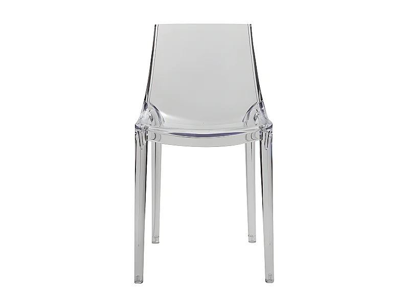 2er-Set Durchsichtige Design-Stühle YZEL