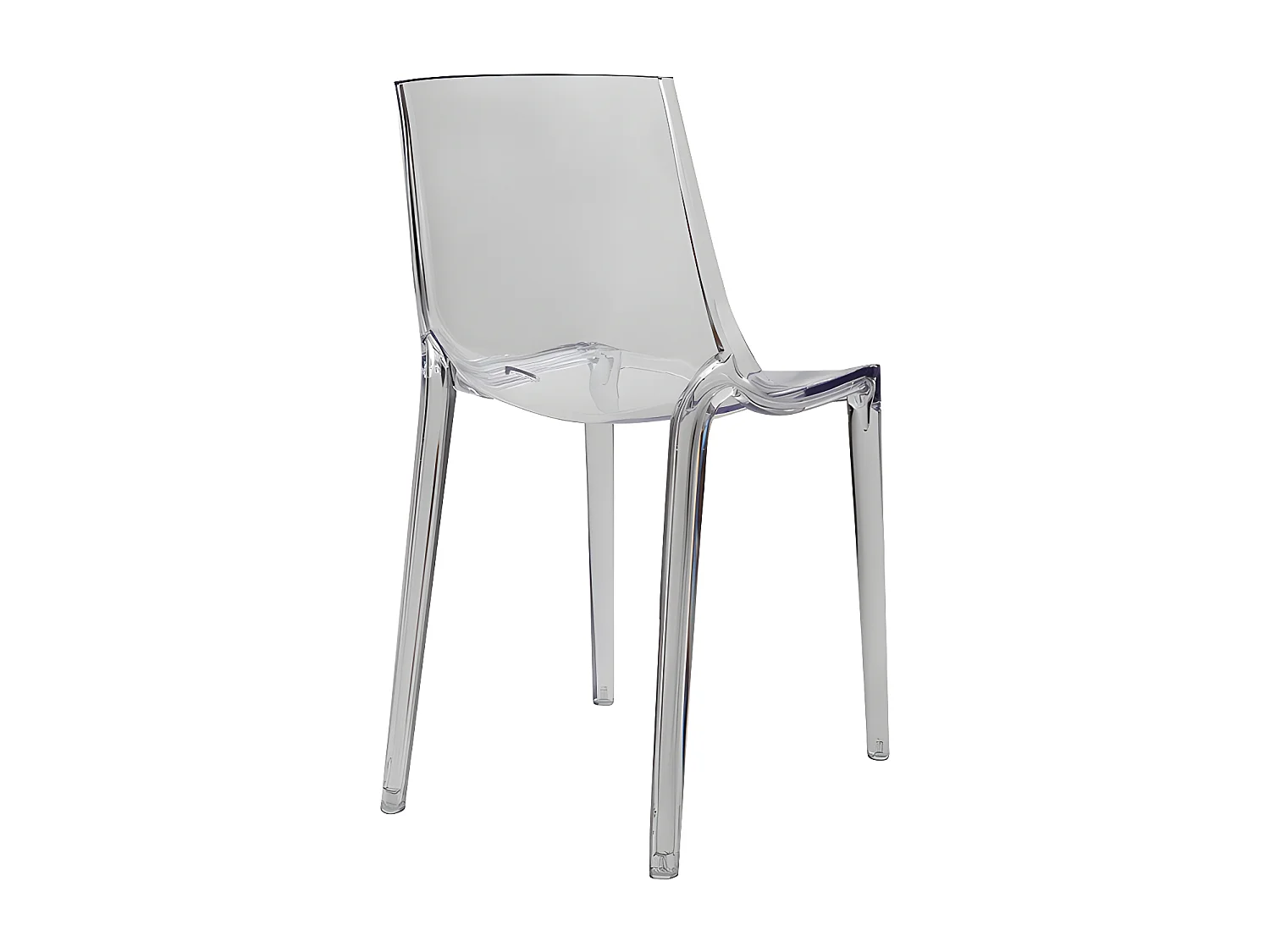 Sillas transparentes diseño lote de 2 YZEL