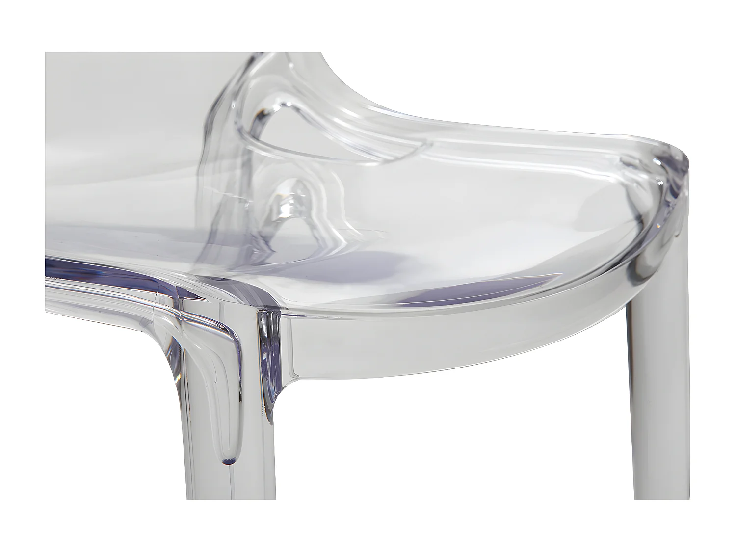 Sillas transparentes diseño lote de 2 YZEL