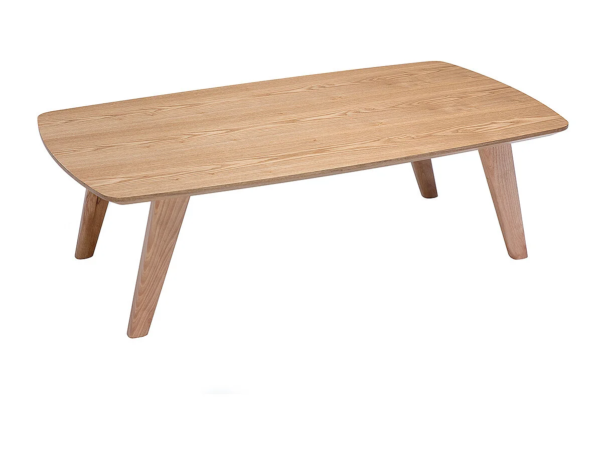 Mesa de centro nórdica de fresno 120 cm FIFTIES