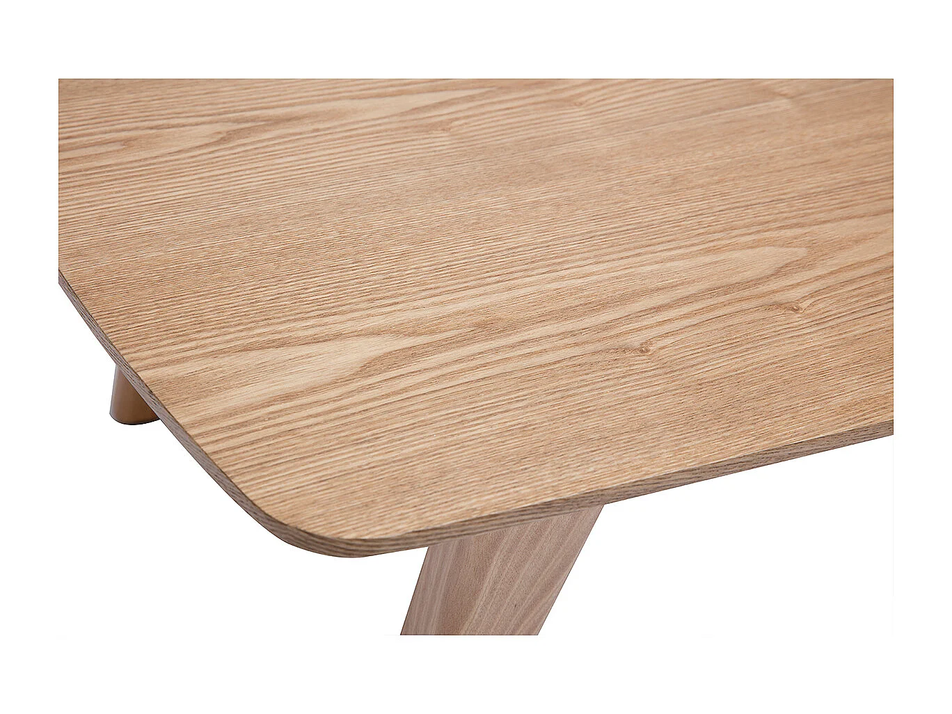 Mesa de centro nórdica de fresno 120 cm FIFTIES