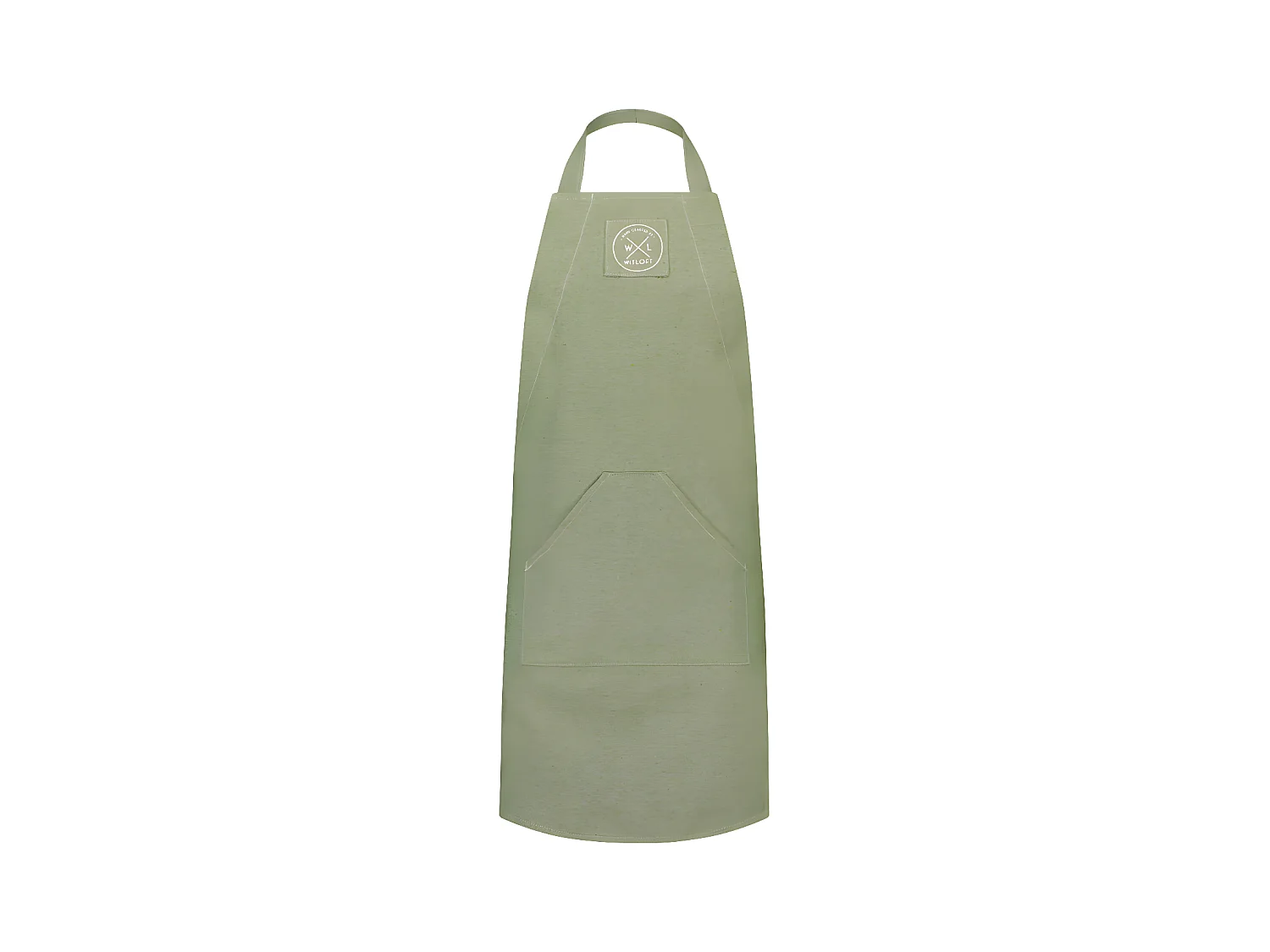 Tablier en coton recyclé Pistache