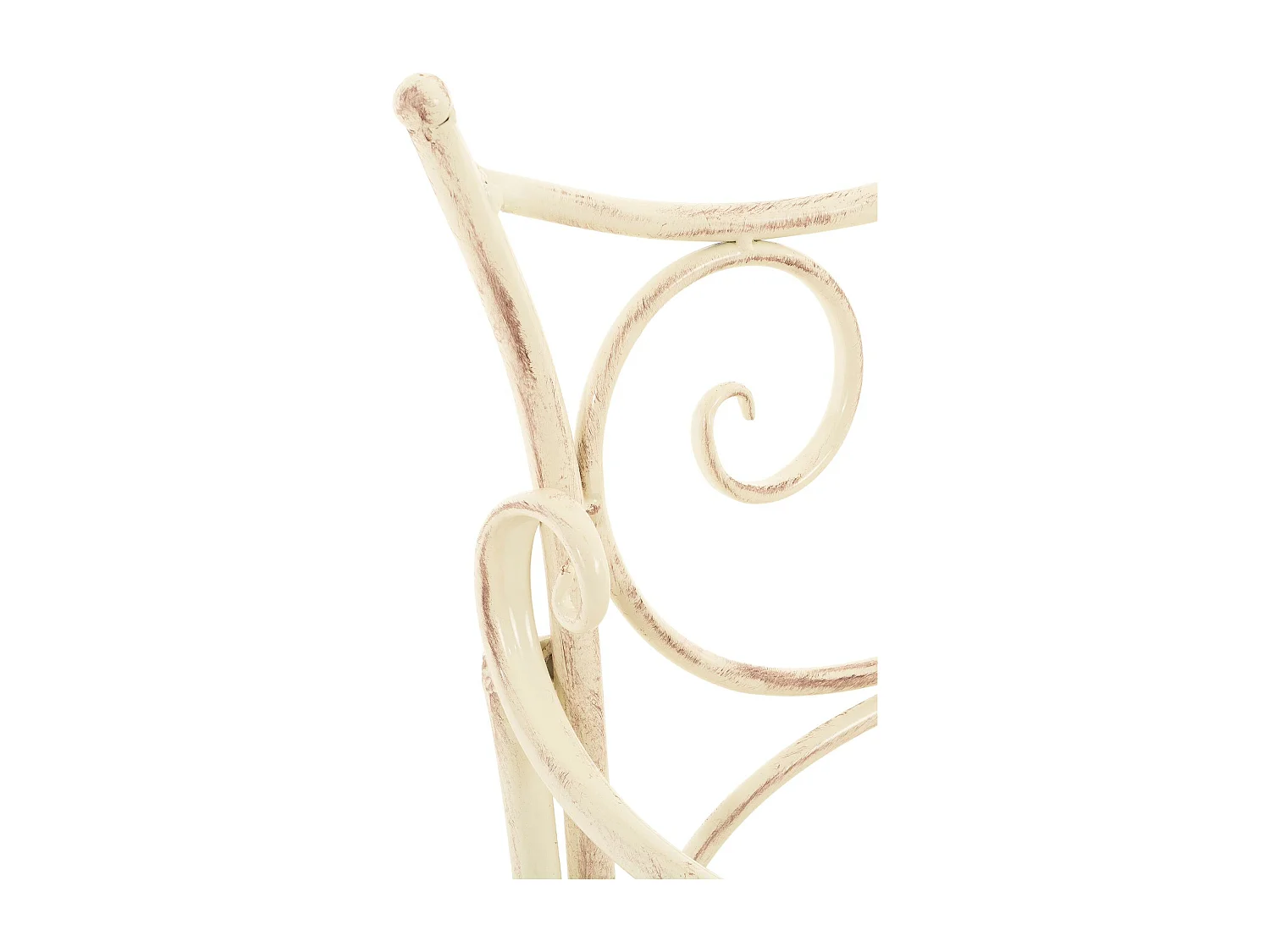 Banc de jardin - Métal - Crème antique - Tara