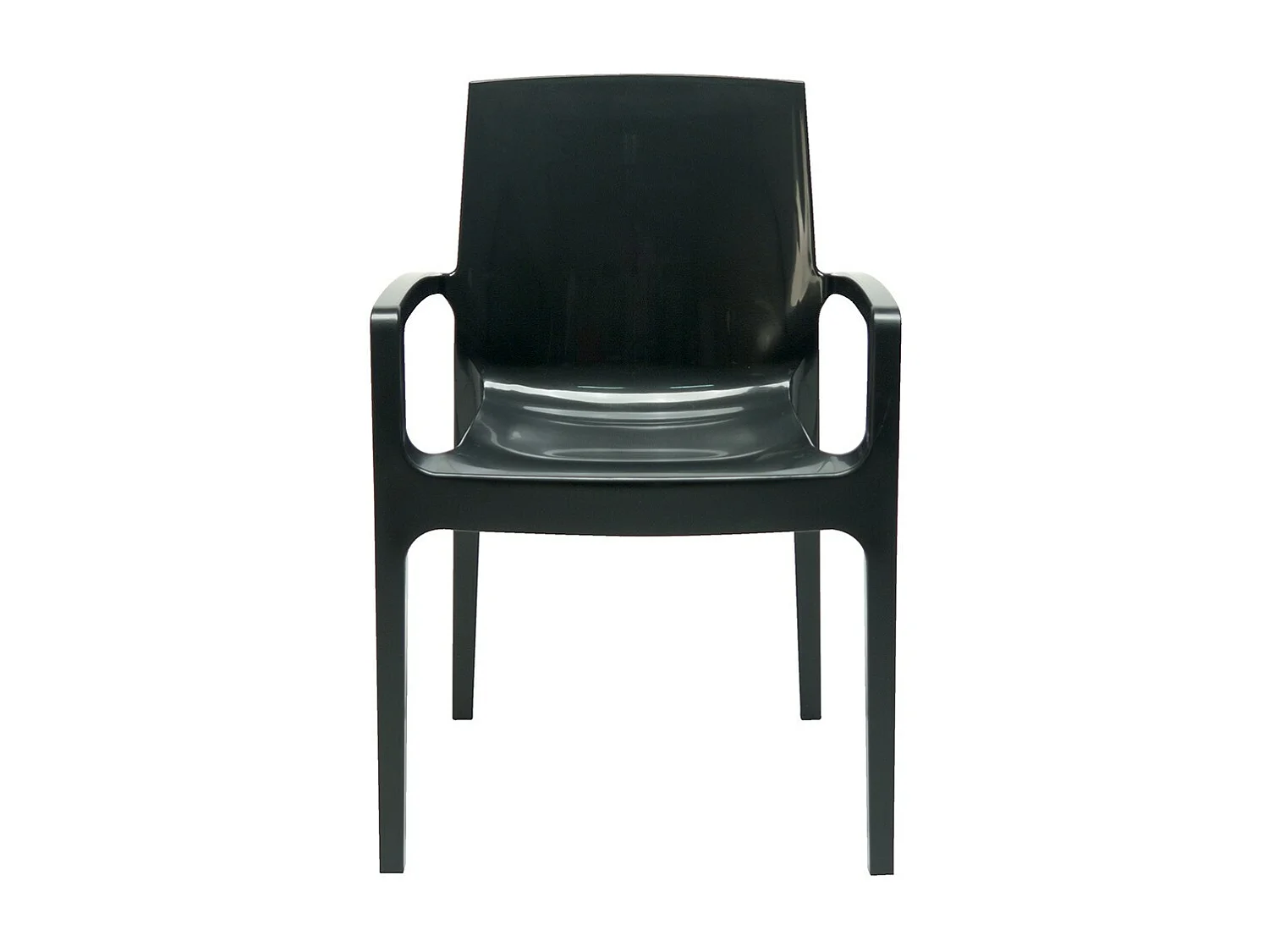 Fauteuil CREAM empilable / Anthracite