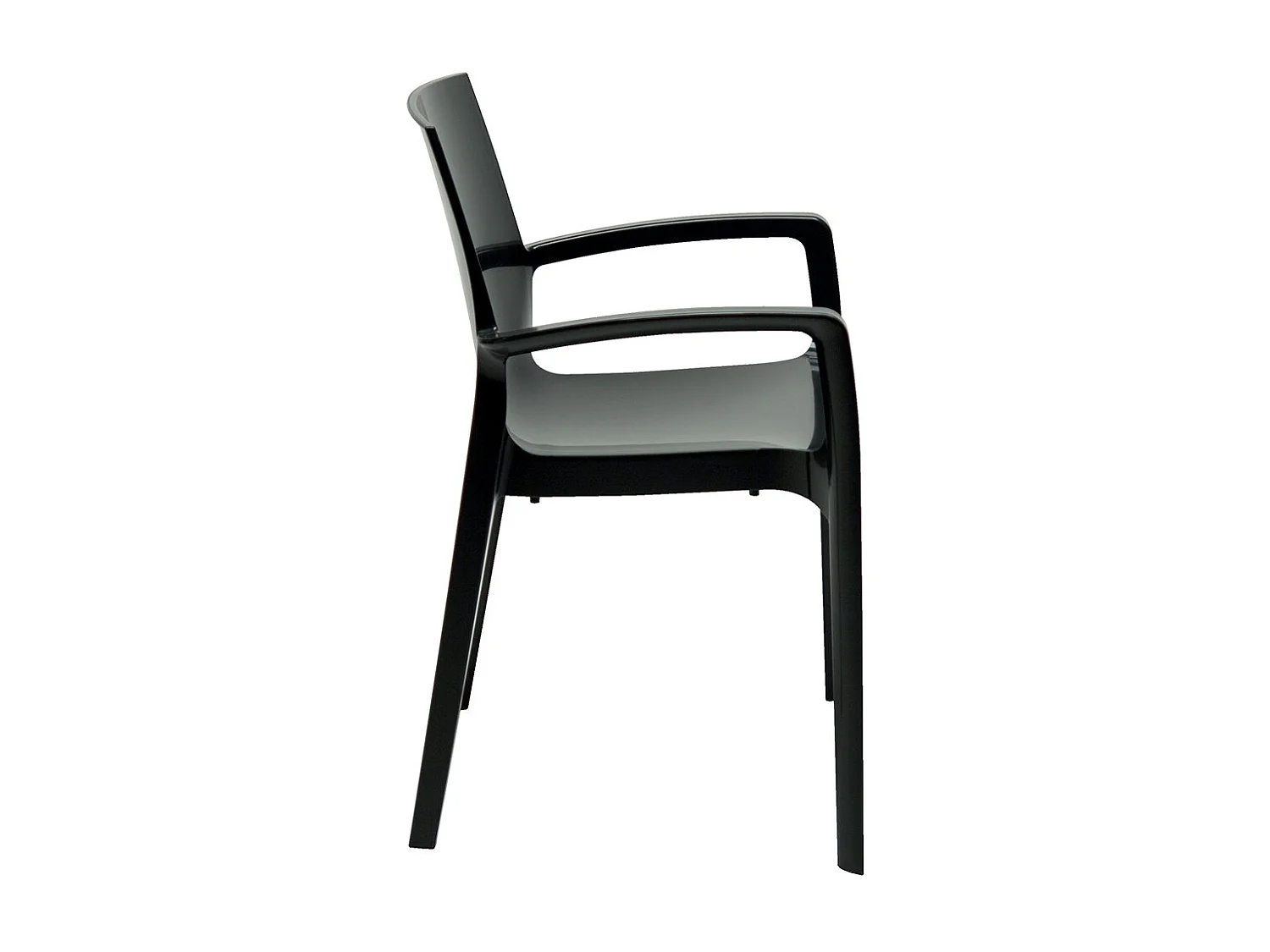 Fauteuil CREAM empilable / Anthracite