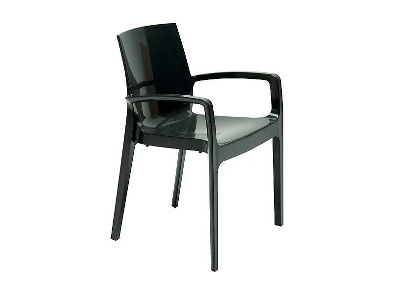 Fauteuil CREAM empilable / Anthracite