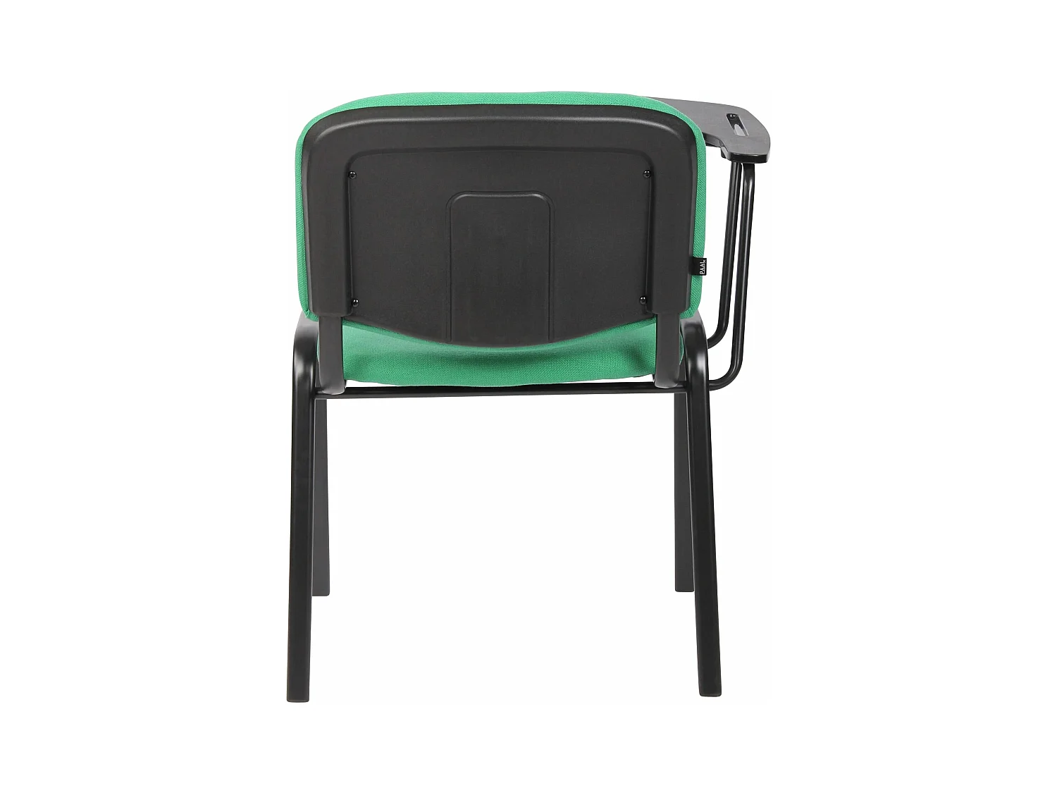 Lot de 4  Chaise de conférence - Tissu & Métal noir mat - Vert - Ken