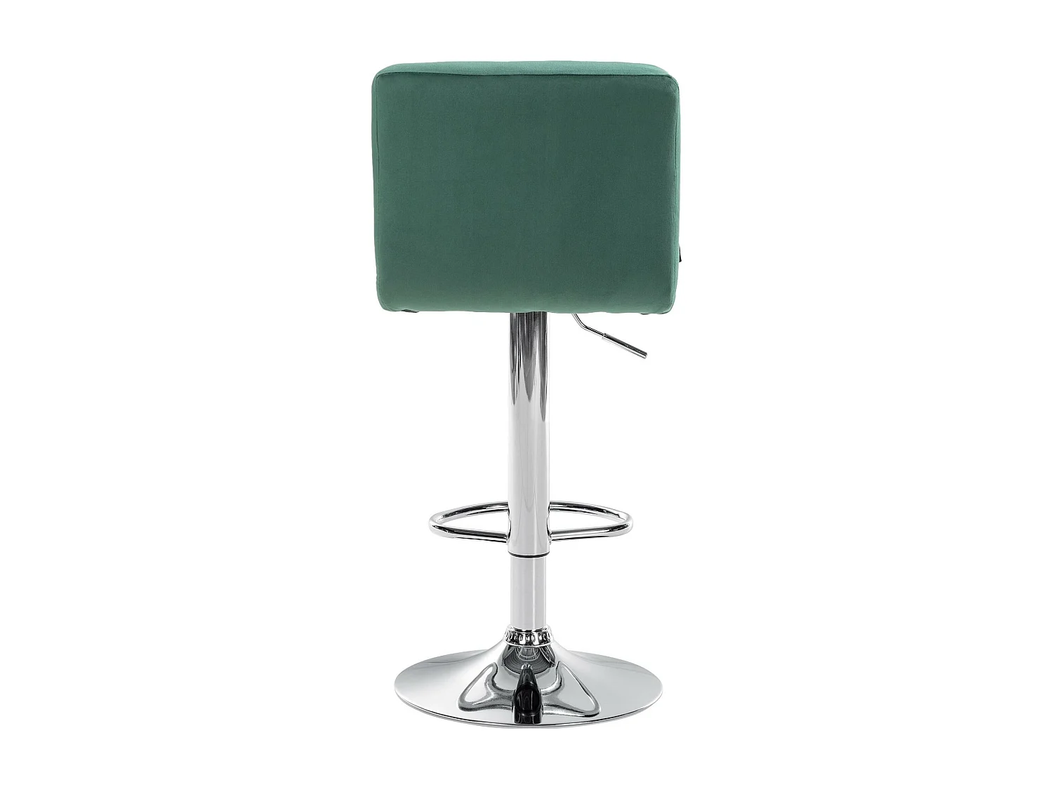 Tabouret de bar - Velours & Chrome - Vert - Peru