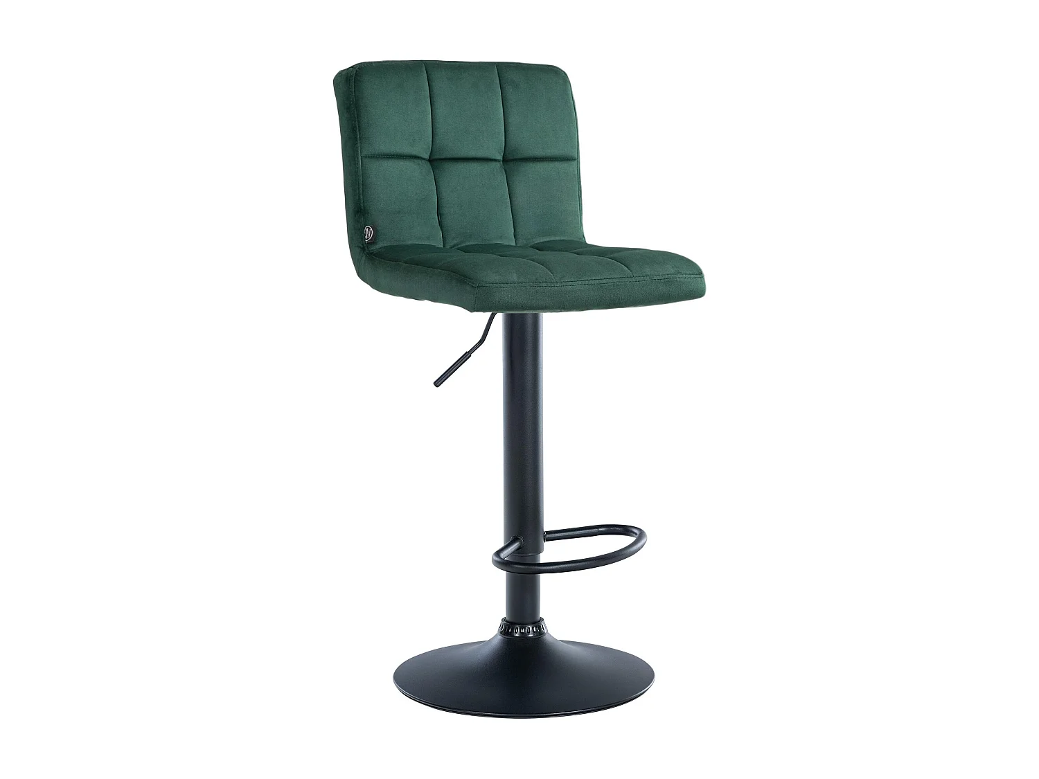 Tabouret de bar - Velours & Noir - Vert - Peru