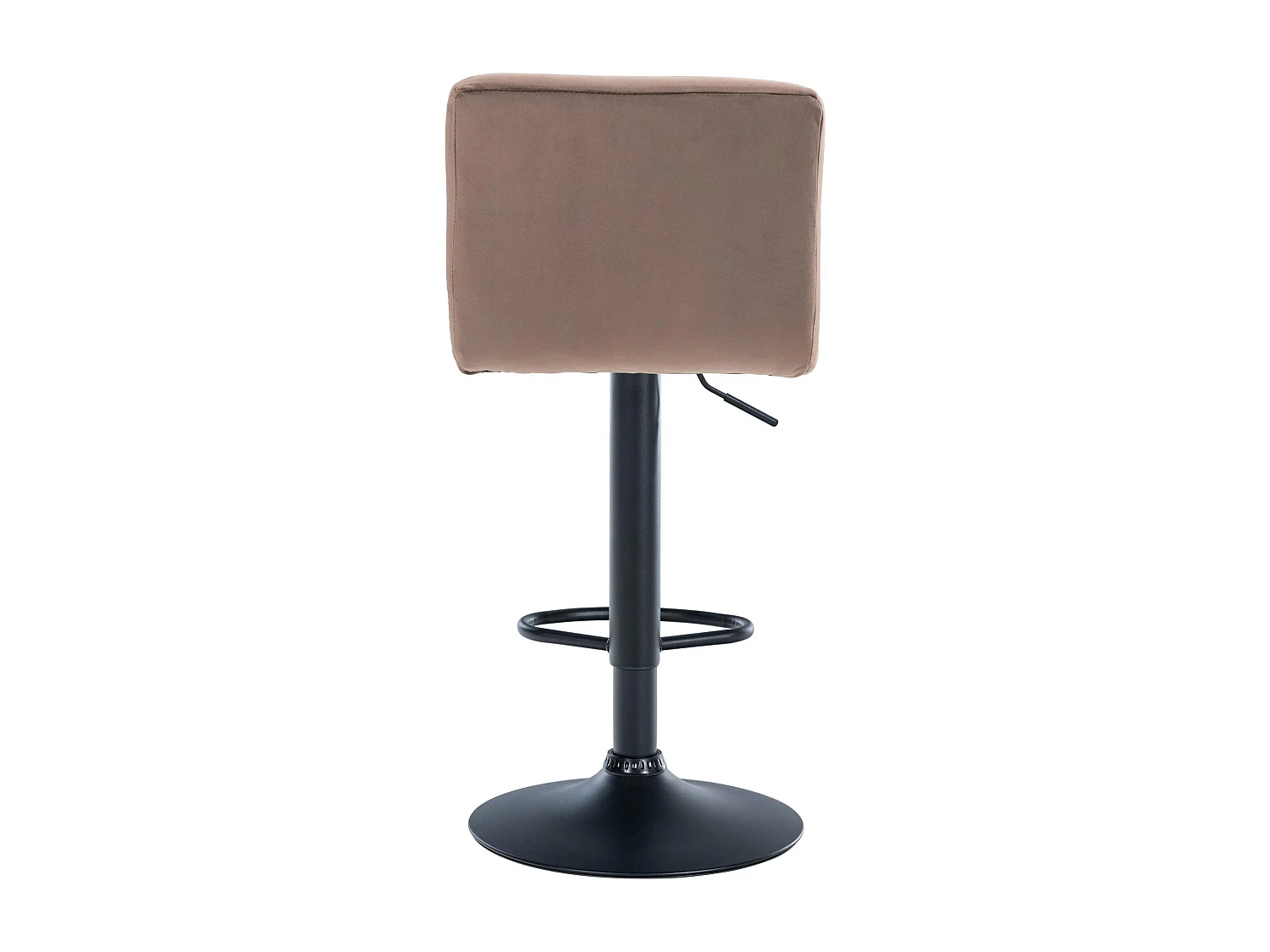 Tabouret de bar - Velours & Noir - Marron - Peru