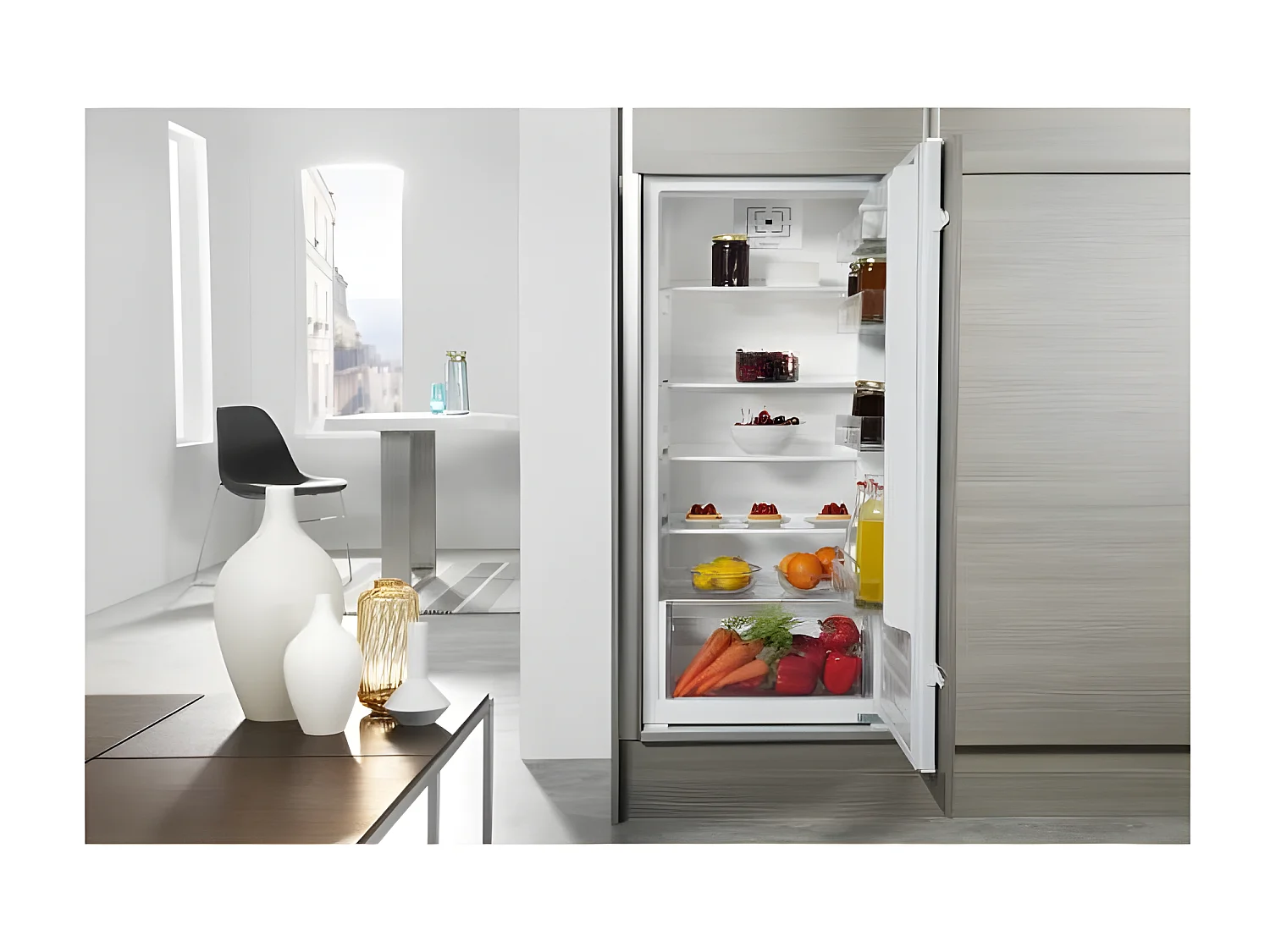 Réfrigérateurs encastrables 209L Froid Brassé WHIRLPOOL 56 cm E, ARG8502