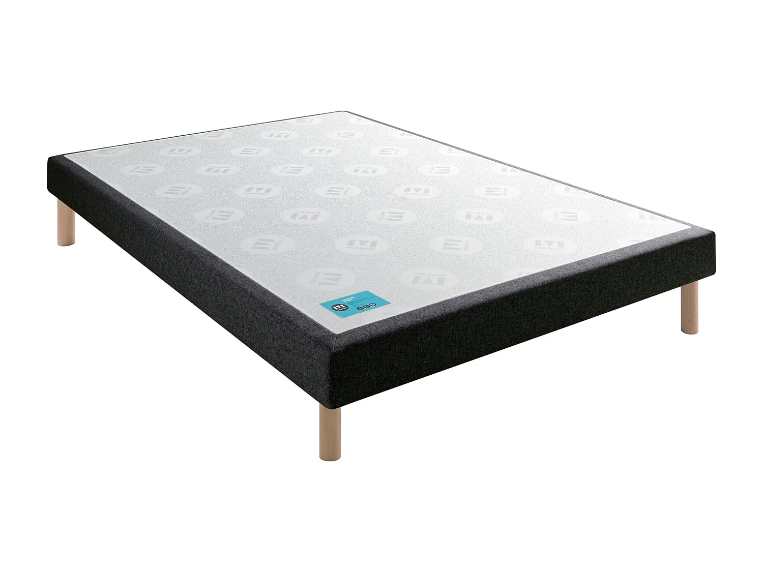 Sommier Merinos PENCIL CONFORT MEDIUM 2 80x190 Velour nuit