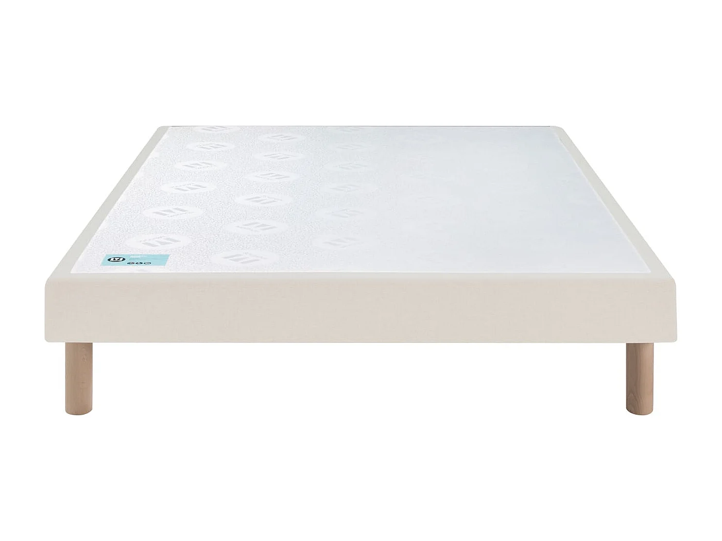 Sommier Merinos PENCIL CONFORT FERME 2 180x200 tissé blanc sable