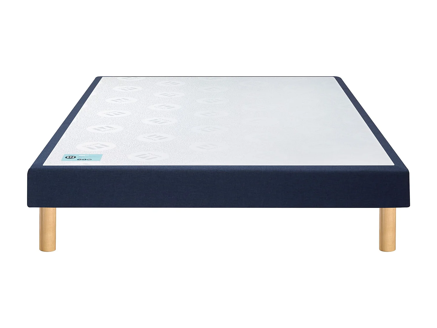 Sommier Merinos PENCIL CONFORT FERME 2 160x200 Bleu Nuit Chiné