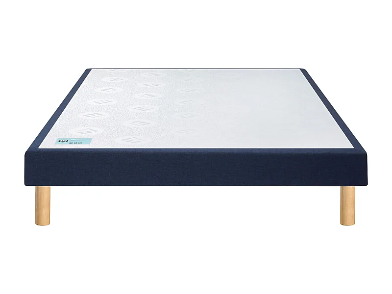 Sommier Merinos PENCIL CONFORT FERME 2 160x200 Bleu Nuit Chiné