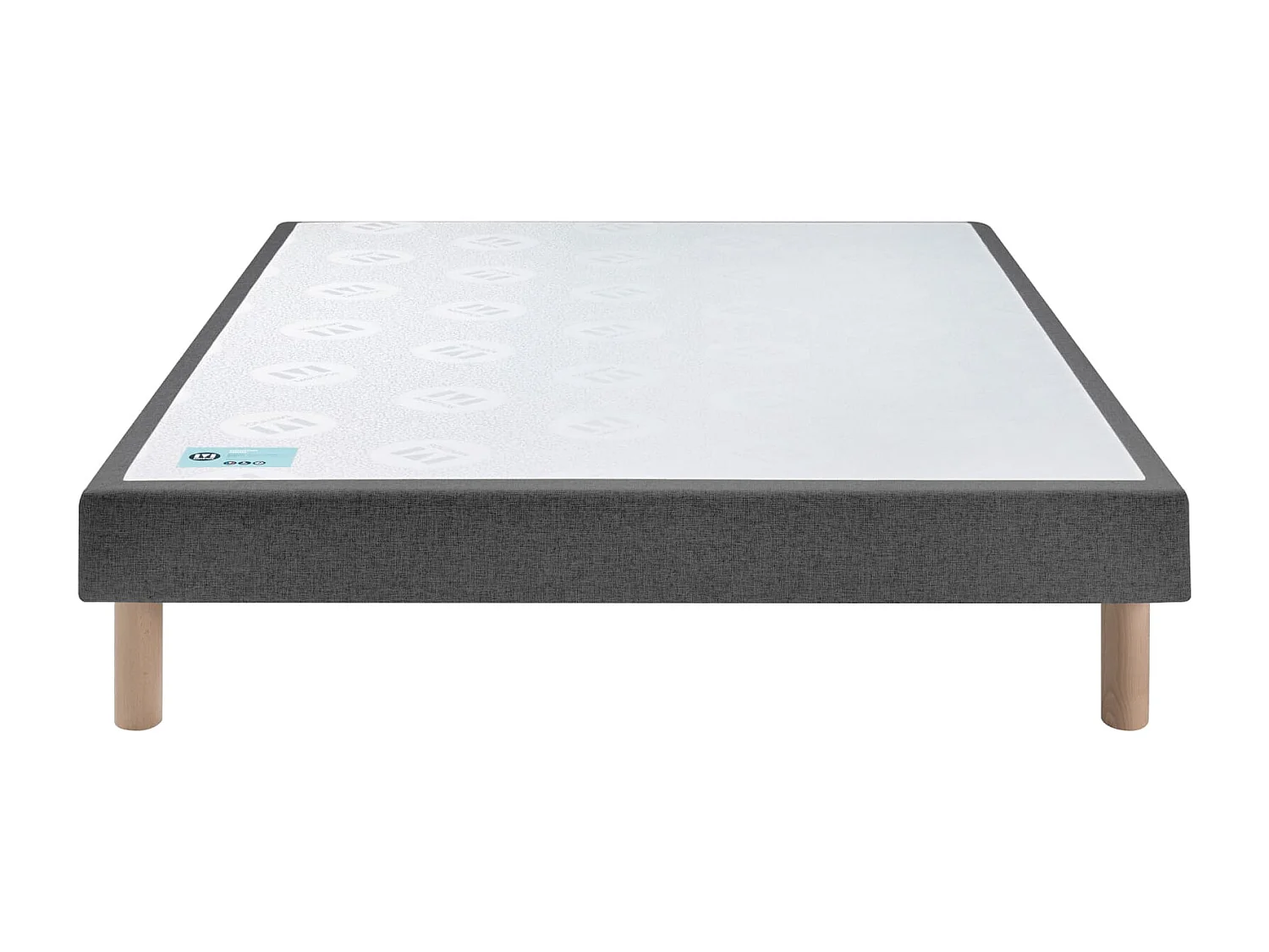 Sommier Merinos PENCIL CONFORT FERME 2 180x200 Gris Anthracite Chiné