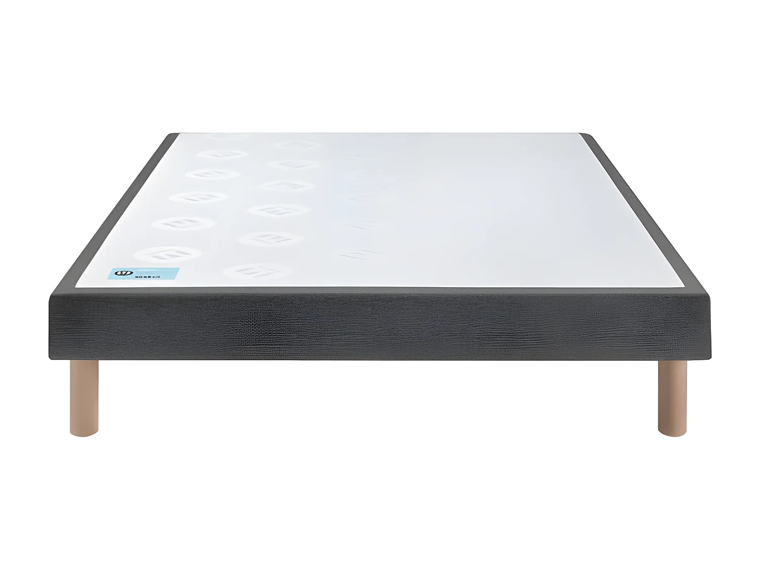 Sommier Merinos PENCIL CONFORT MEDIUM 2 120x200 Velour nuit