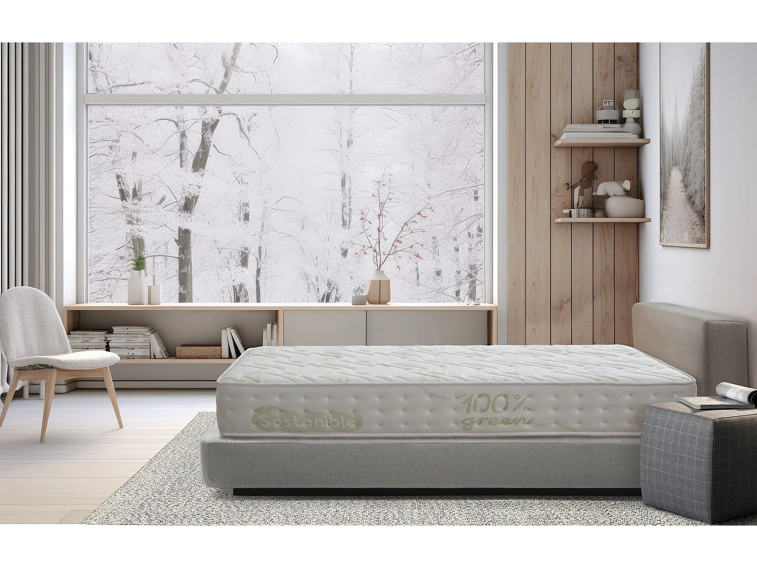 Colchón Sleep one organic H18 90X200  cm Häusbed