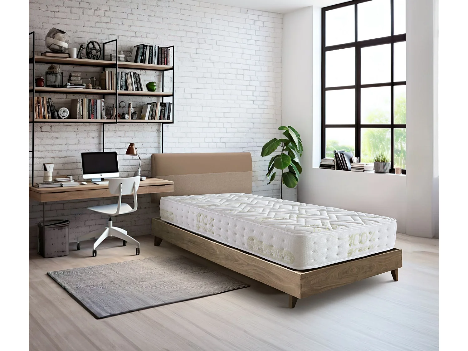 Colchón Sleep one organic H15 80X200  cm Häusbed