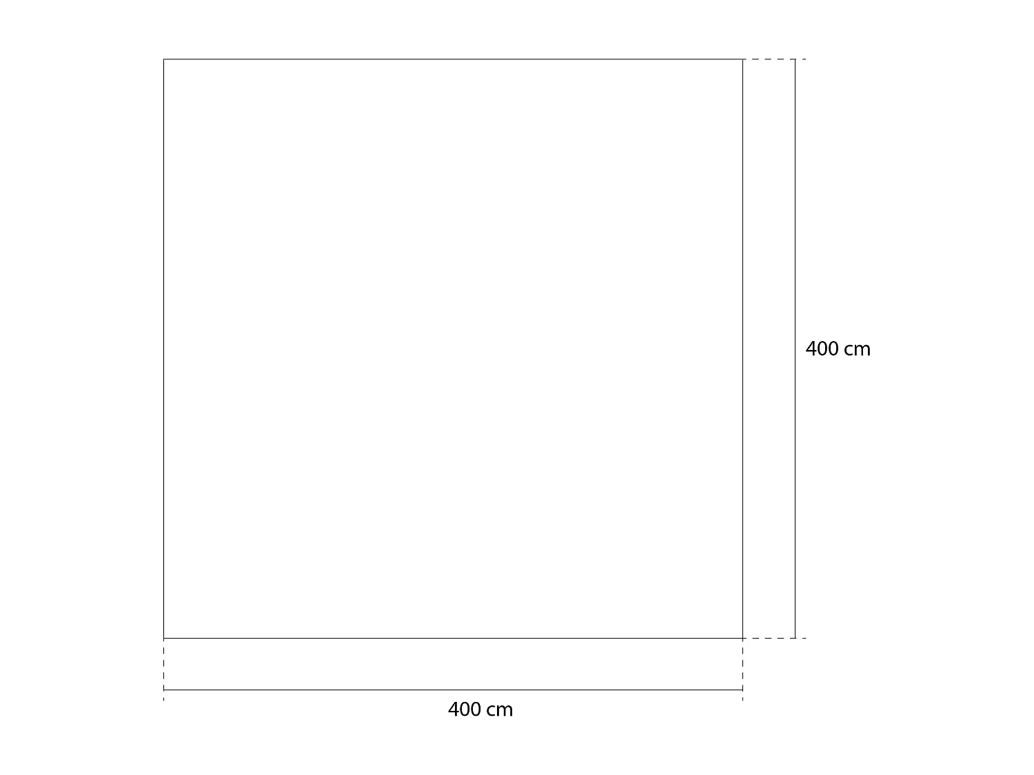 Manta Protectora Gre 400x400 cm 110 g/m2 para Piscinas Redondas de ø 350, 360 y 400 cm | Poliéster Color Blanco