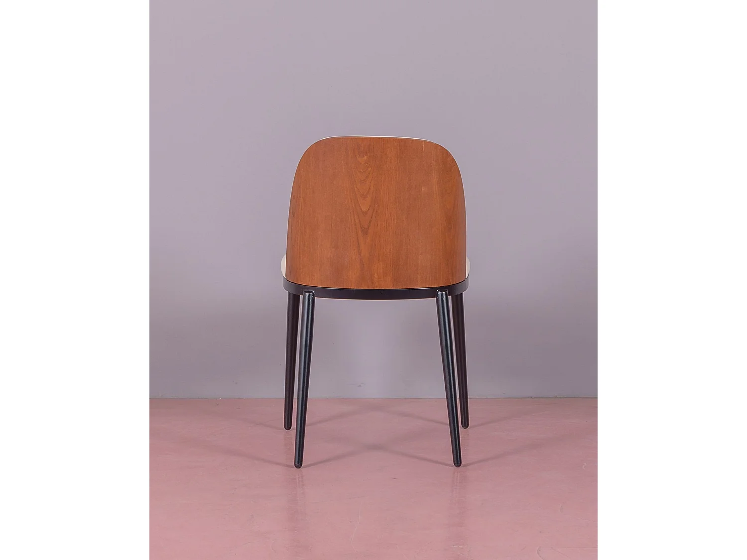 Chaise de salle à manger design tapissée - Cottage - Blanc