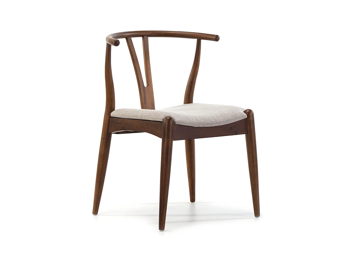 Juego de mesa 140x80 cm y 4 sillas de comedor Rustic color Nogal