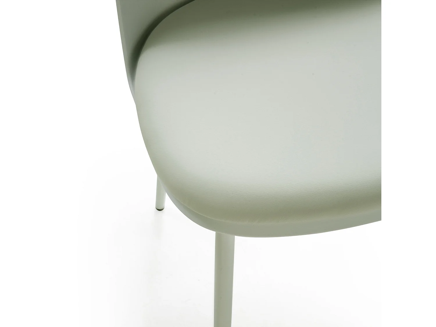 Juego de mesa 120x80 cm y 4 sillas de comedor Kana color Verde