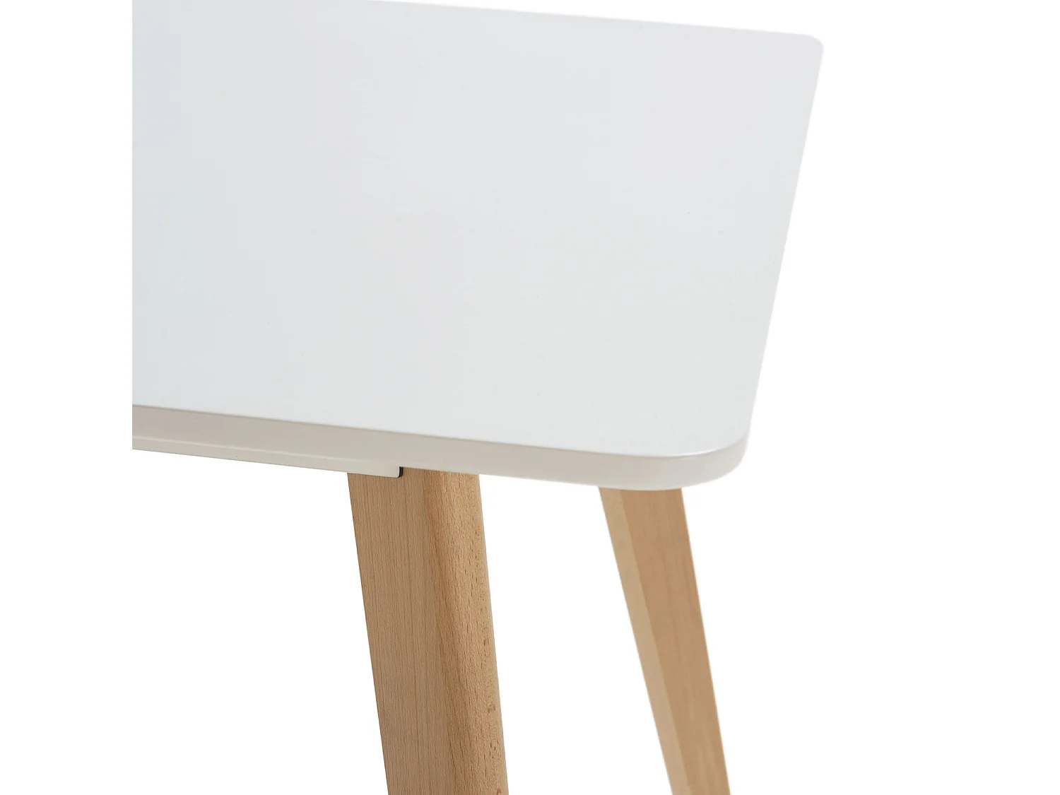 Juego de mesa 120x80 cm y 4 sillas de comedor Jeff color Gris