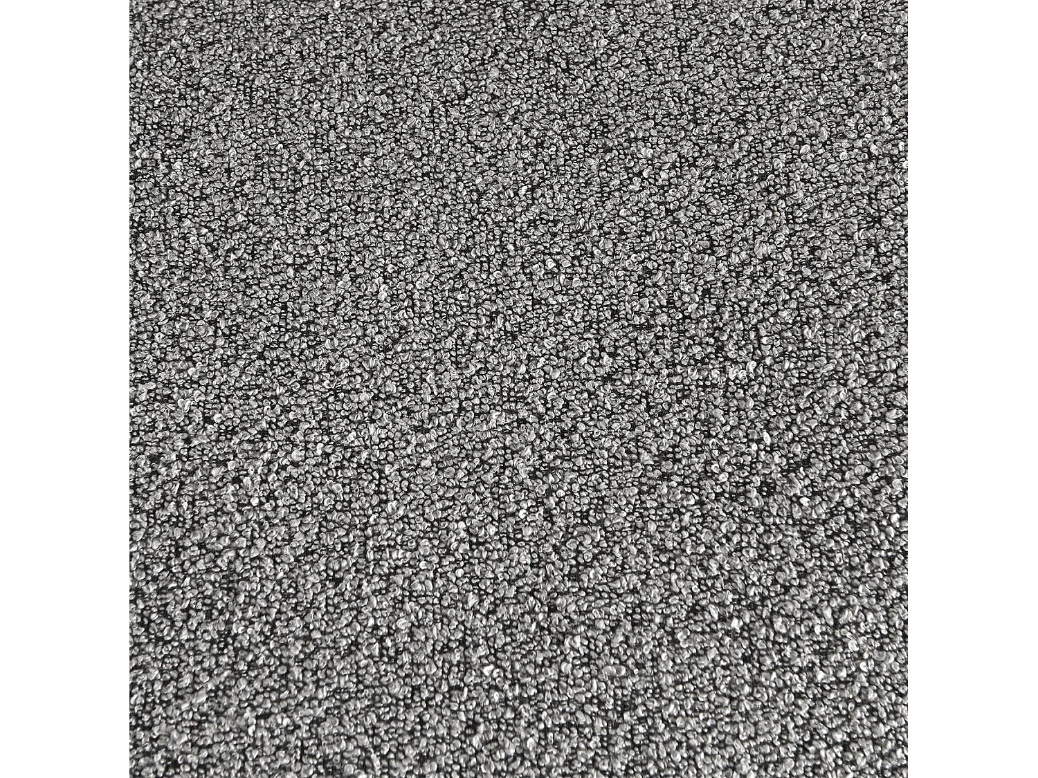 Sofá modular en borreguito texturizado, 2 plazas gris