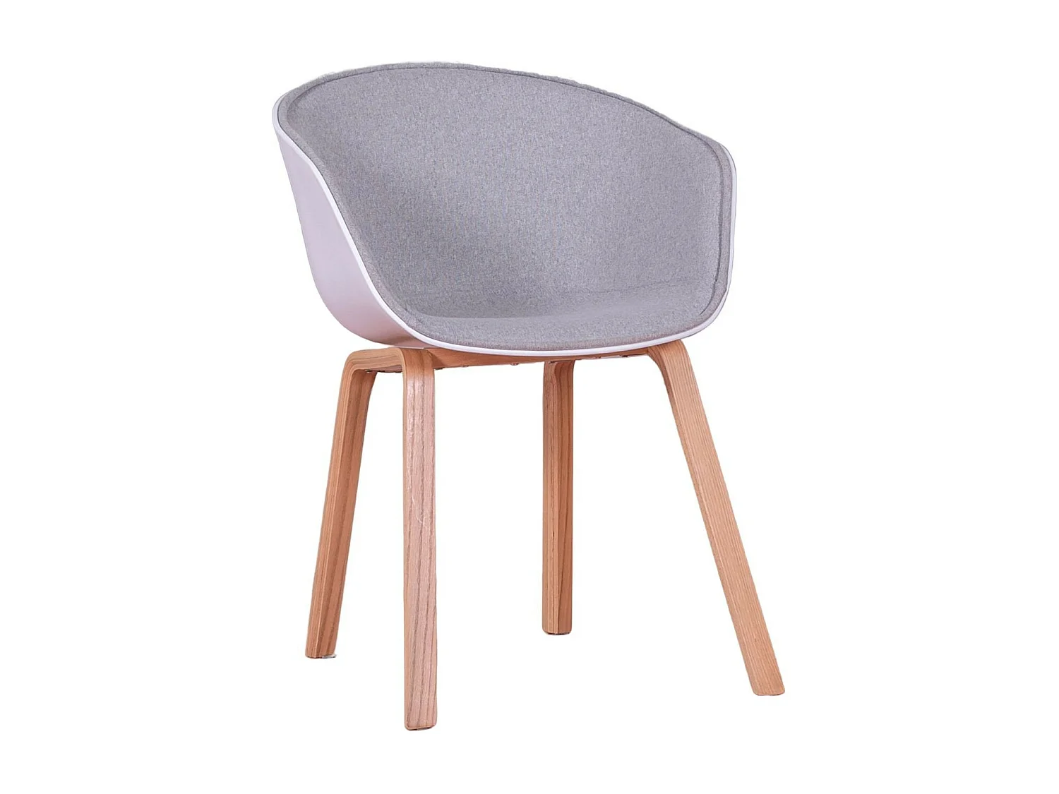 Gestoffeerde eetkamerstoel - Daxer - Grijs