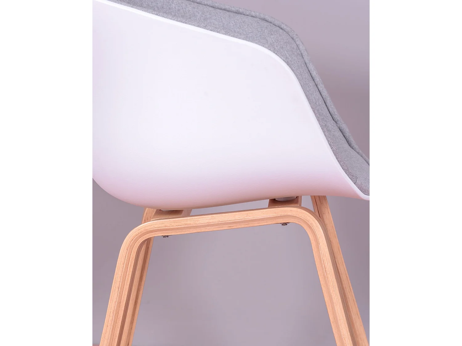 Gestoffeerde eetkamerstoel - Daxer - Grijs