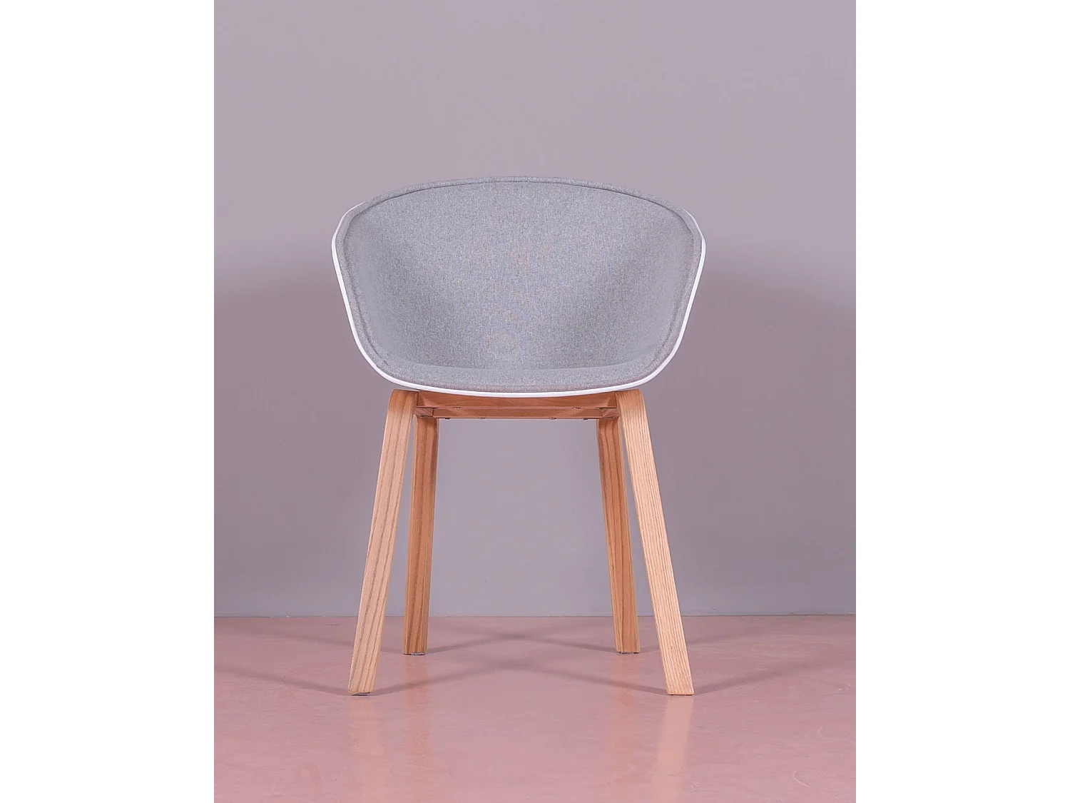 Gestoffeerde eetkamerstoel - Daxer - Grijs