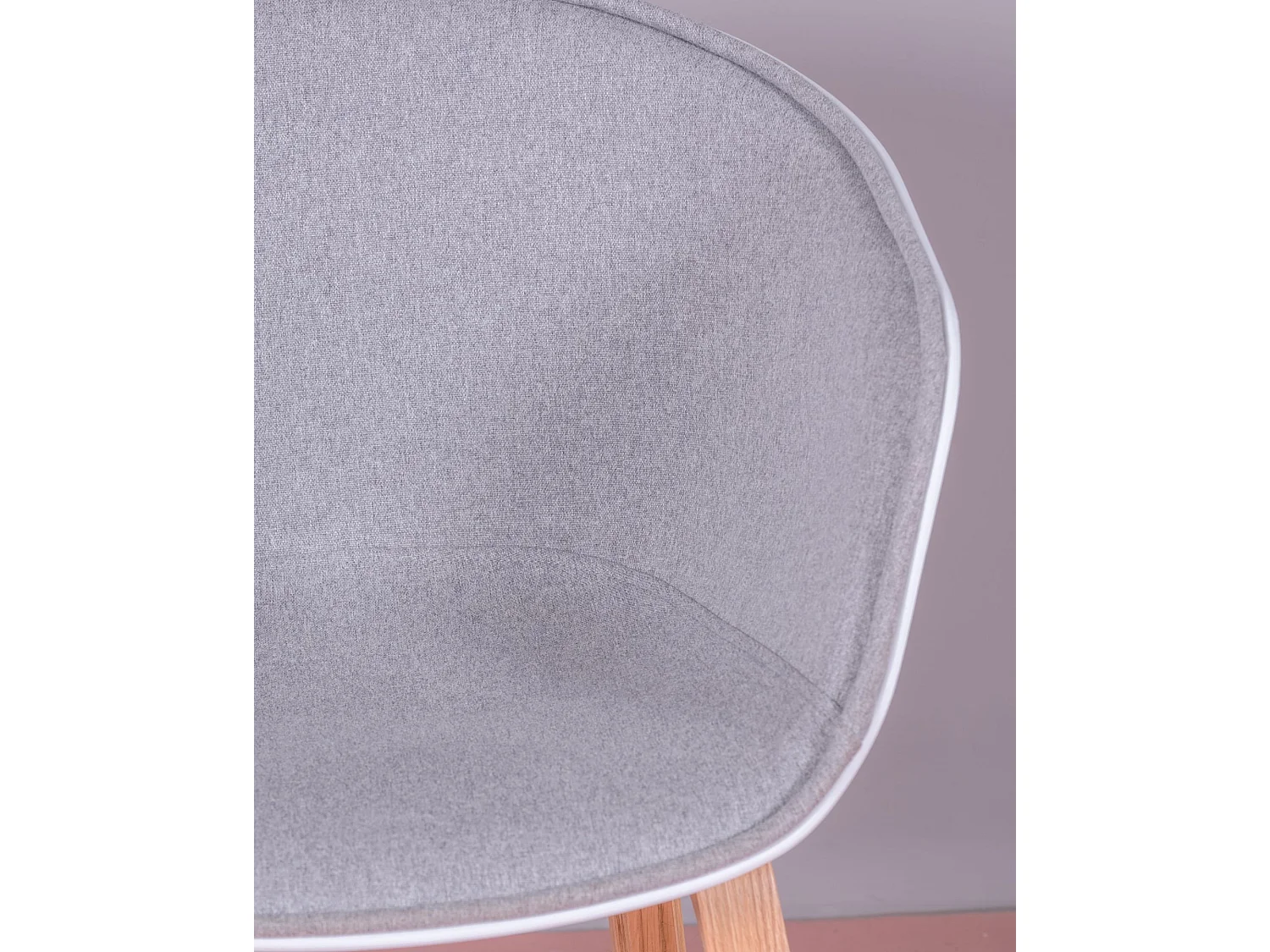 Gestoffeerde eetkamerstoel - Daxer - Grijs