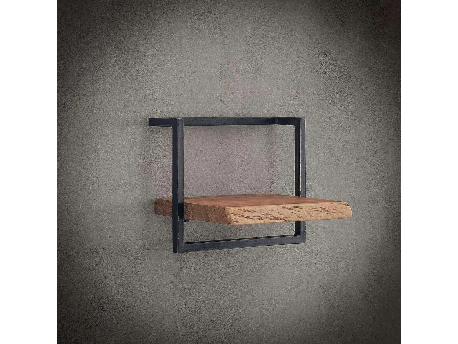 Etagère murale bois métal 40 cm MELBOURNE