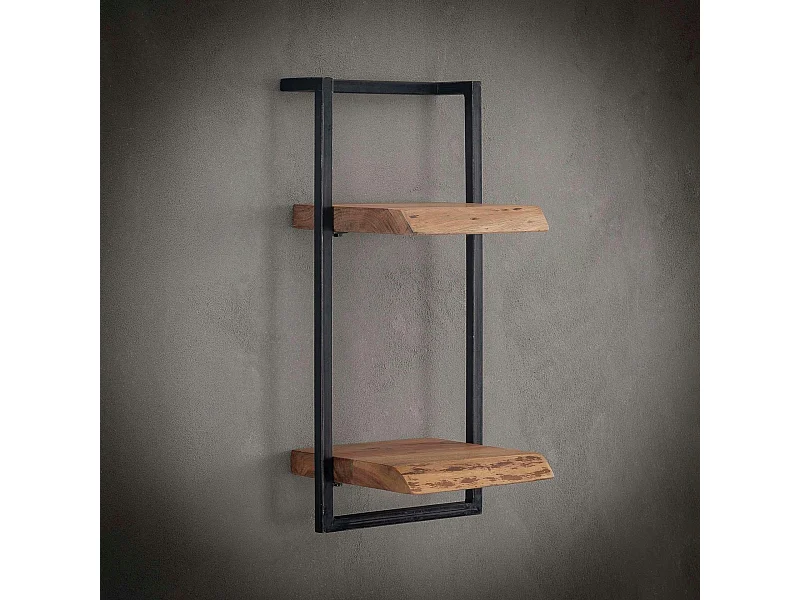 Etagère verticale bois métal MELBOURNE